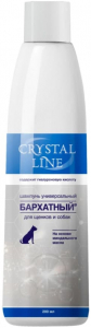 Crystal line "Бархатный", шампунь универсальный для собак и щенков